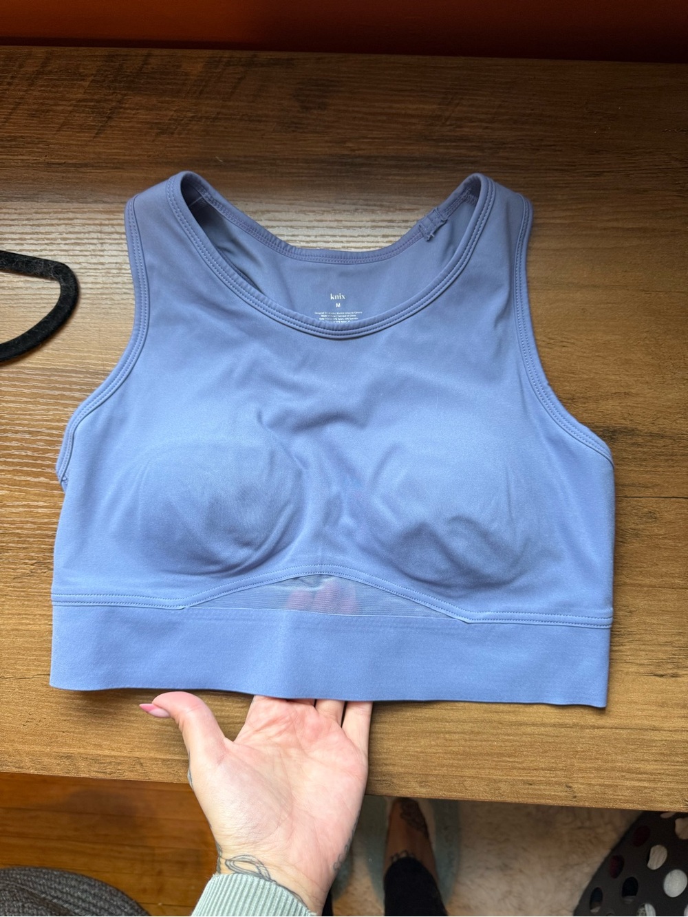 knix Periwinkle Seamless Sports Bralette